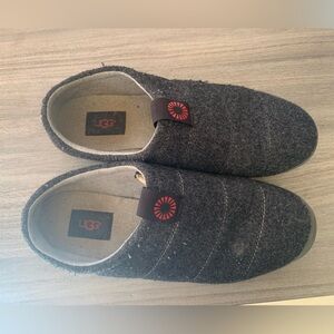 Used mens UGG slippers - grey